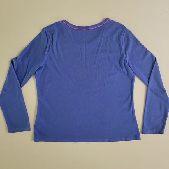 Bobbie Brooks Sleepwear Women's Blue Flannel Snowman Pajama Set - Picture 15 of 16